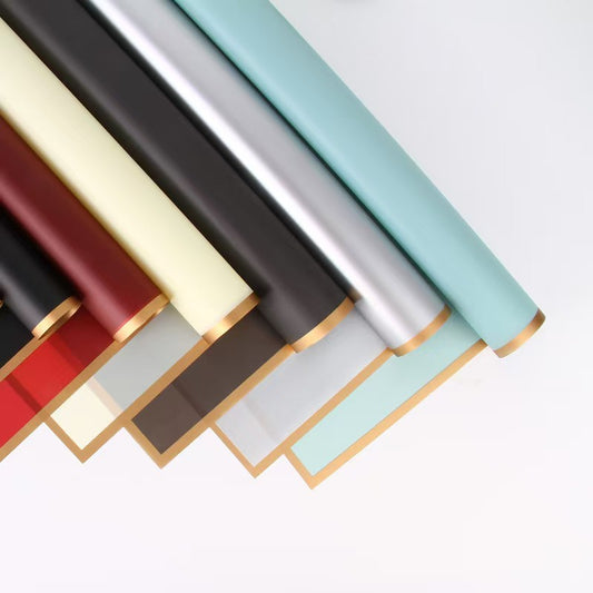 Golden Edge Wrapping Paper WFS