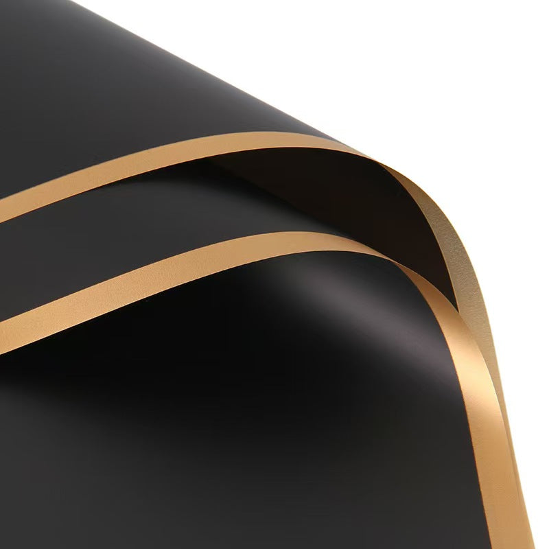 Golden Edge Wrapping Paper WFS