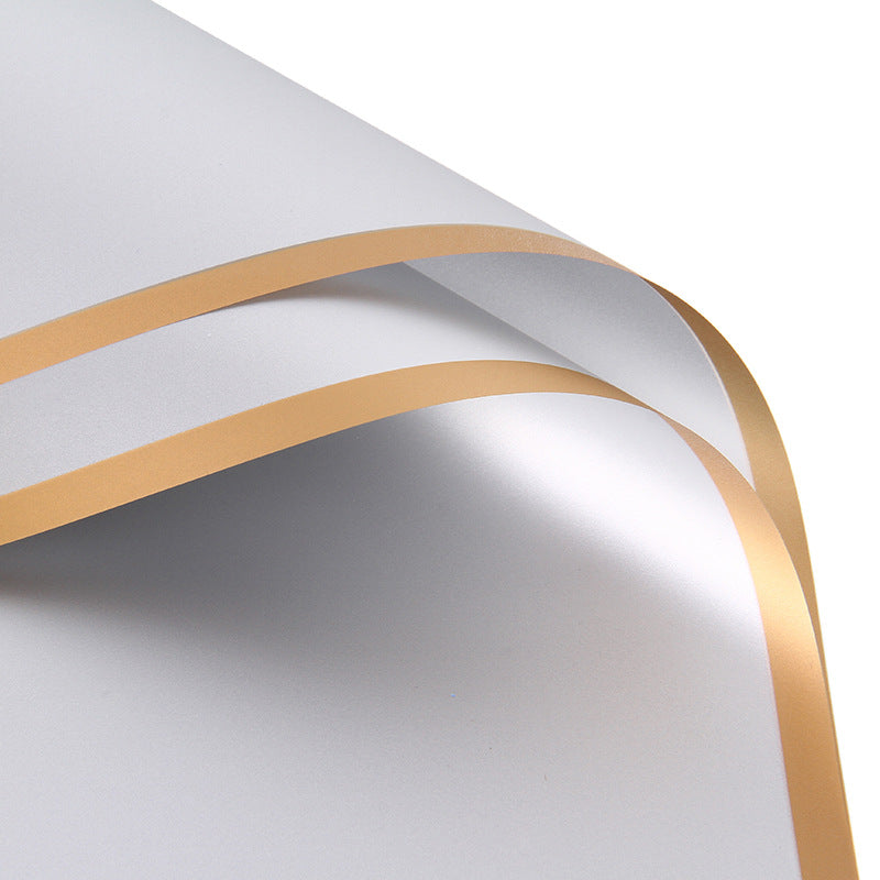 Golden Edge Wrapping Paper WFS