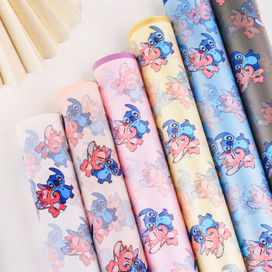 Flowers Stitch & Angel Wrapping Paper WFS