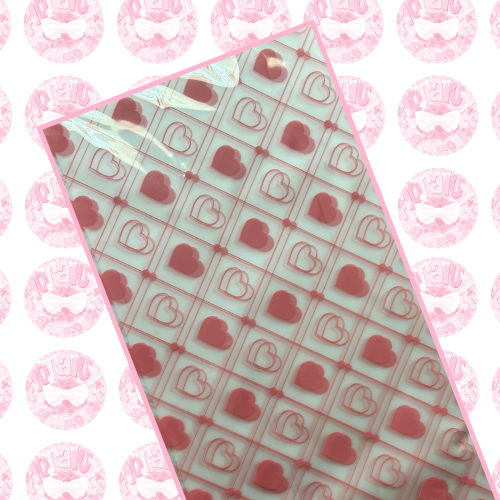 Pink Heart Korean Paper