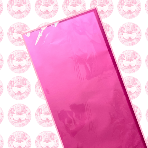 Hot Pink Frosted Korean Paper